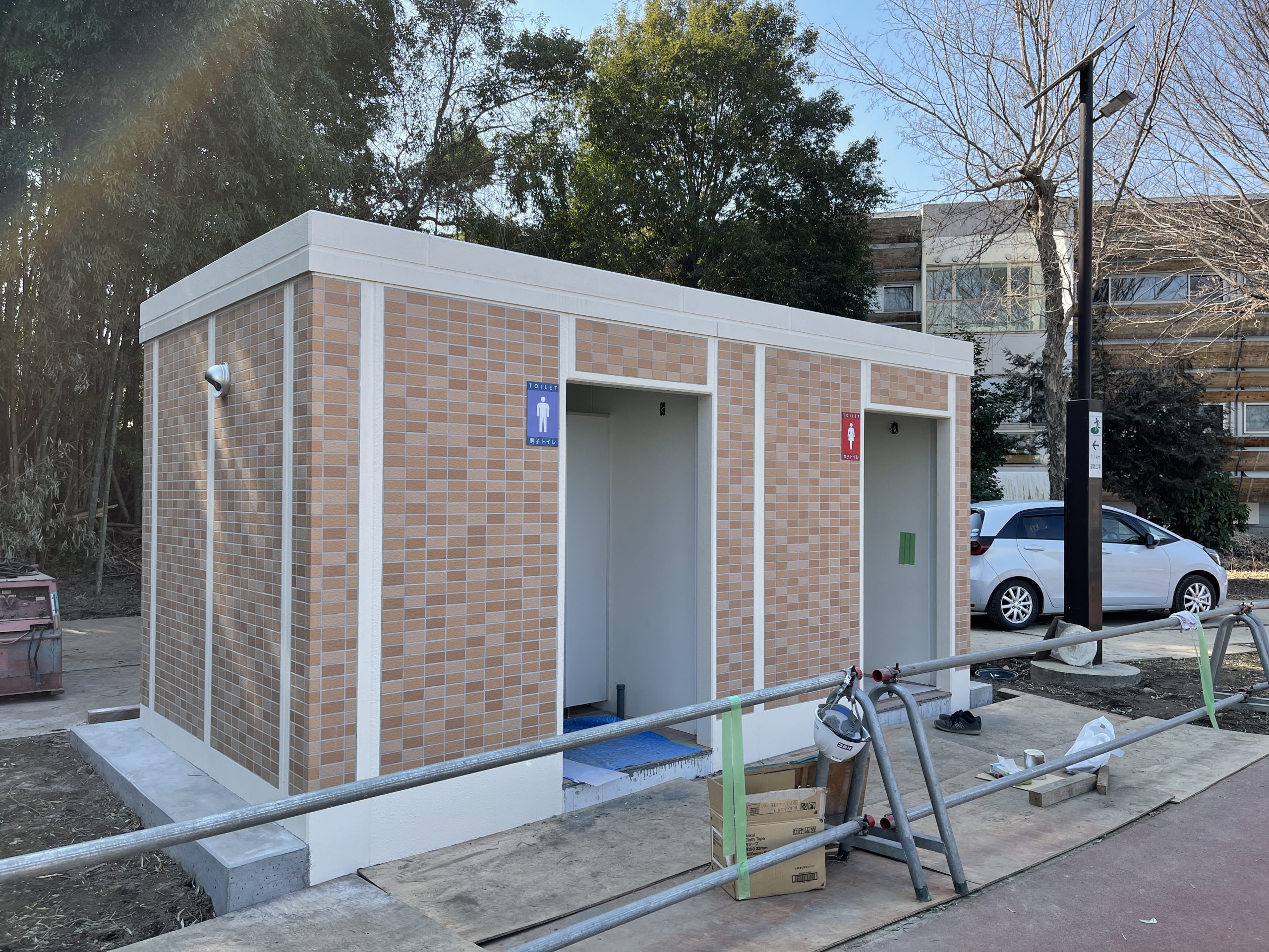 茨城県s市 S広域公園トイレ設置 若狭工業株式会社